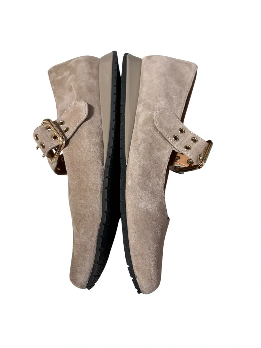L'Amour Des Pieds Tanzy Suede Mary Jane Taupe - Size 7 NWOT